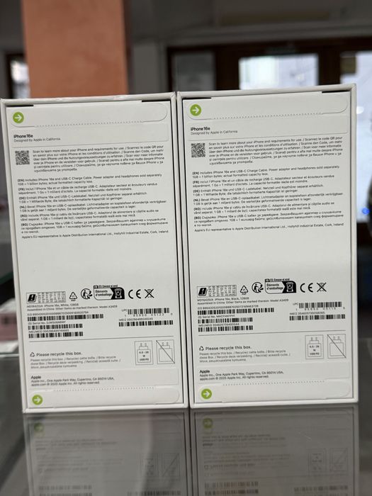 iPhone 16E 128 gb Pret 2500 lei buc