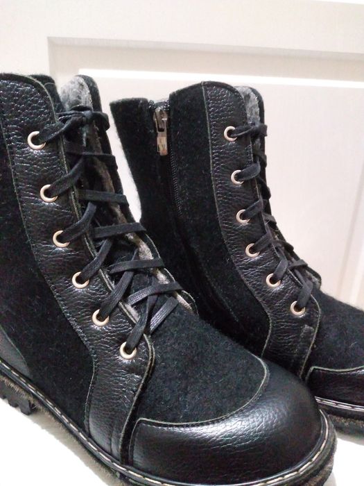 Ботинки тёплые из войлока