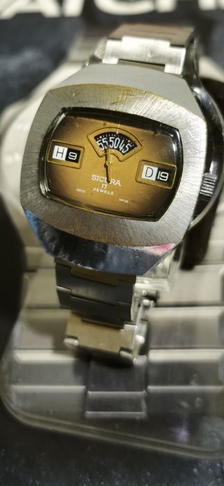 Ceas Sicura mecanic digital jump hour