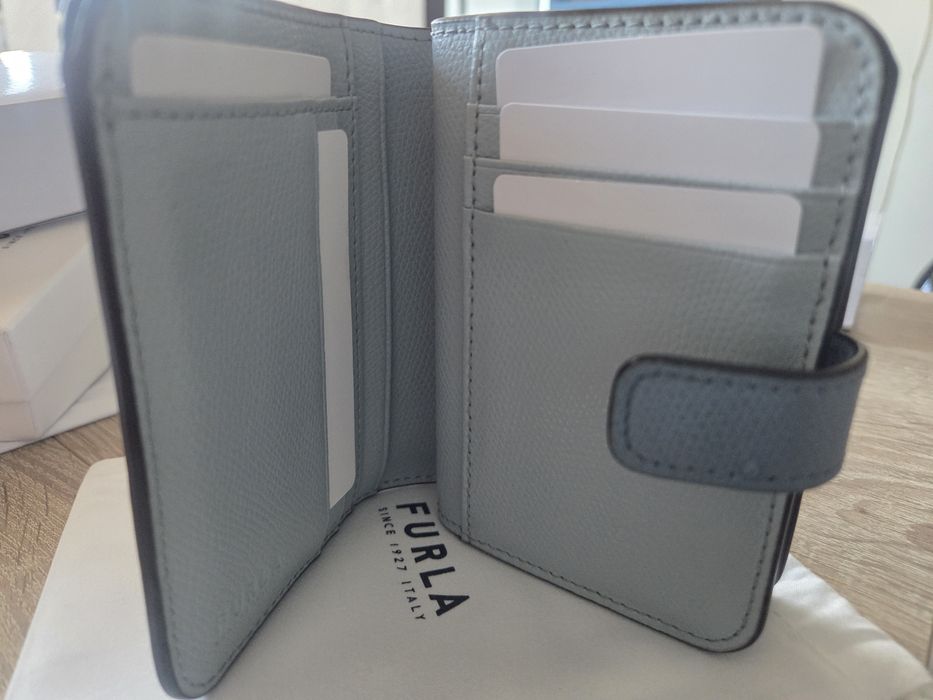Портфейл Furla - син