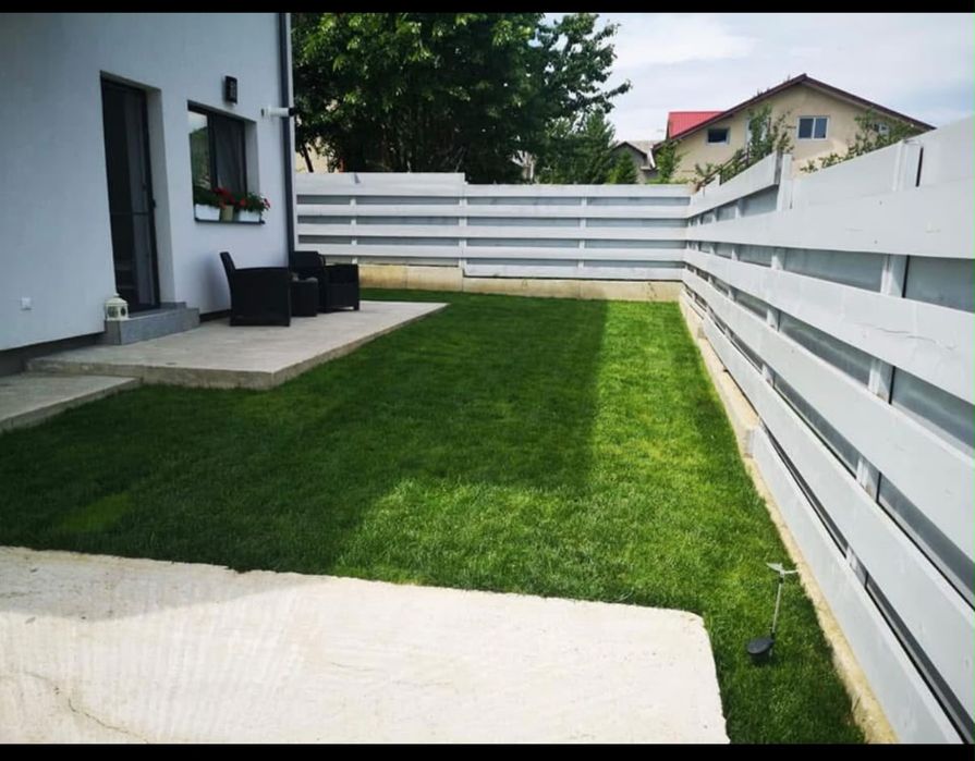 Proprietar. Casa de inchiriat, 90mp, 3 camere, 2 bai, loc de parcare, curte