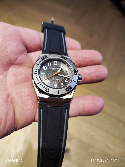 Hamilton Khaki Navy Sub Auto Black Strap