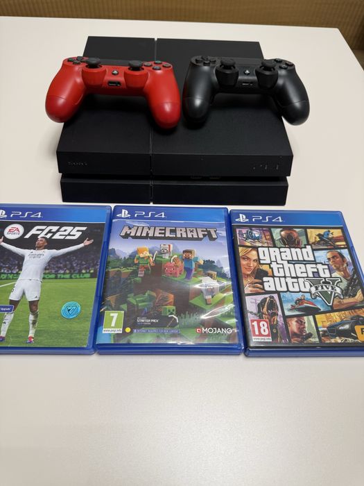 Vand PS4 1TB in stare foarte buna + jocurile din imagine si altele