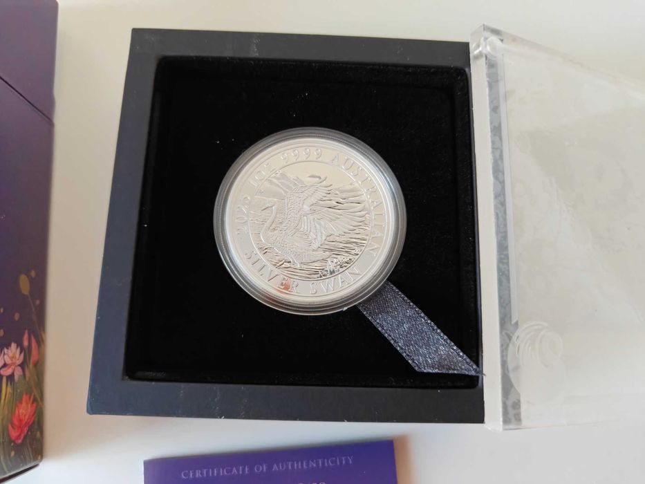 Сребърна монета 1 oz Australian Swan 2025 1oz