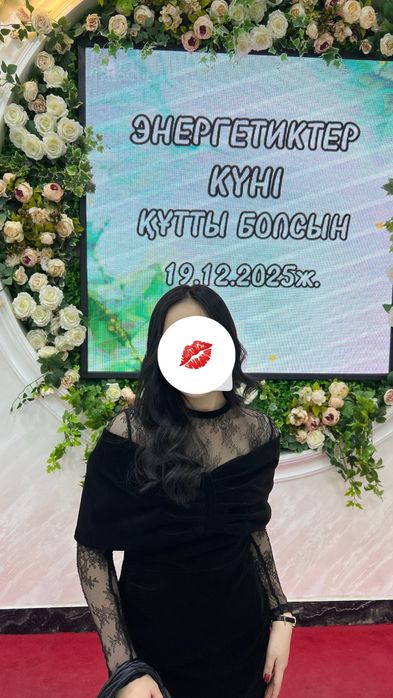Вечернее платье черный