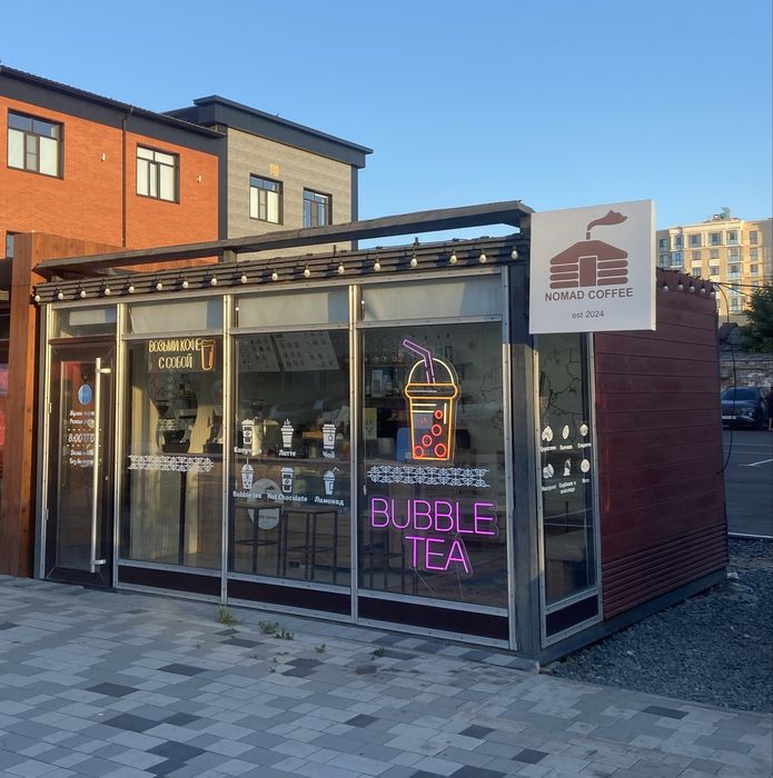 Готовый коммерческий павильон 20 м² кофейня + bubble tea