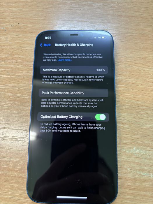 Iphone 12 100% battery Health