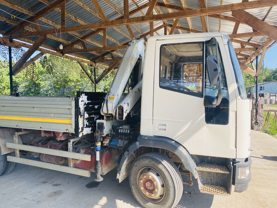 Iveco Eurocargo 12 t, basculabil cu macara,an 1994