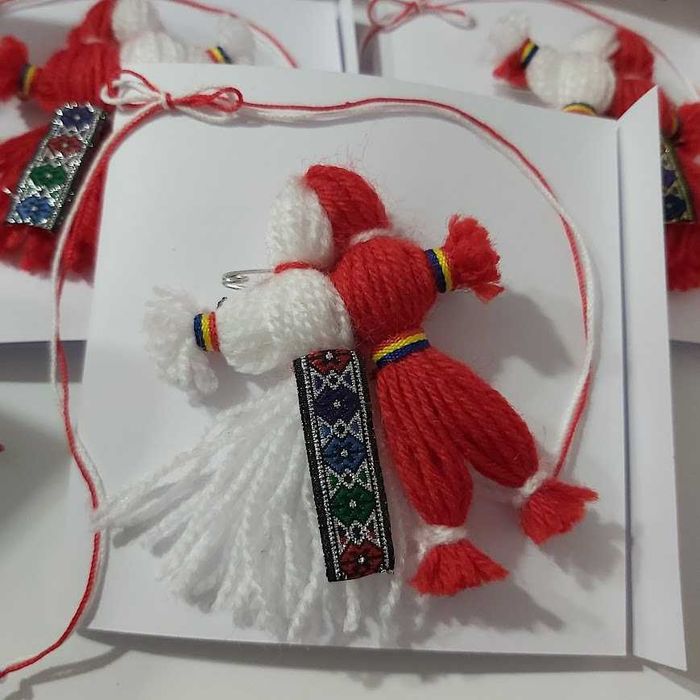 Mărțișor perechi fire mohair