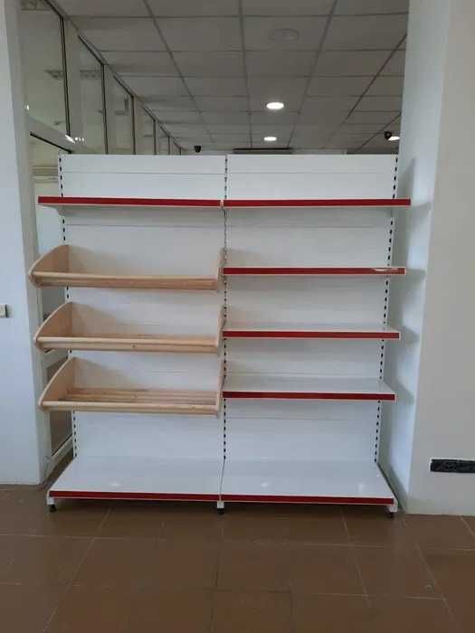 Металлические островные полки ветрины стеллажи торговые для магазина