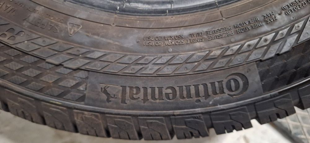 7.5мм! 215 65 16C Continental vancontact 4seasons