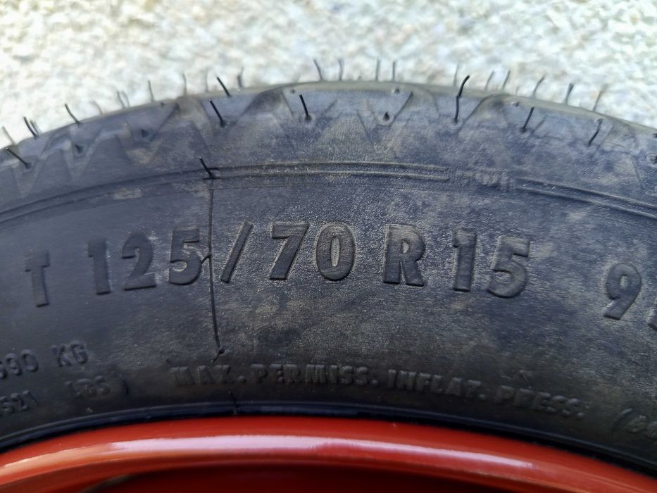 резервна гума патерица за Хонда Сивик Джаз, Мини, Киа, 15 цола, 4х100,