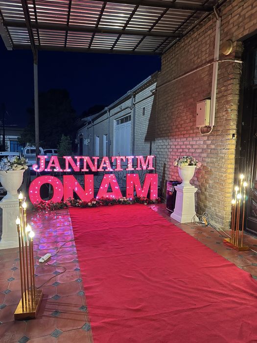 Zakas olamiz qizim onam akajonxolajonmarry me harflari bor zakasolaman