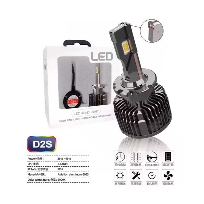 LED крушки за фабричен ксенон D2S 12V за директен монтаж