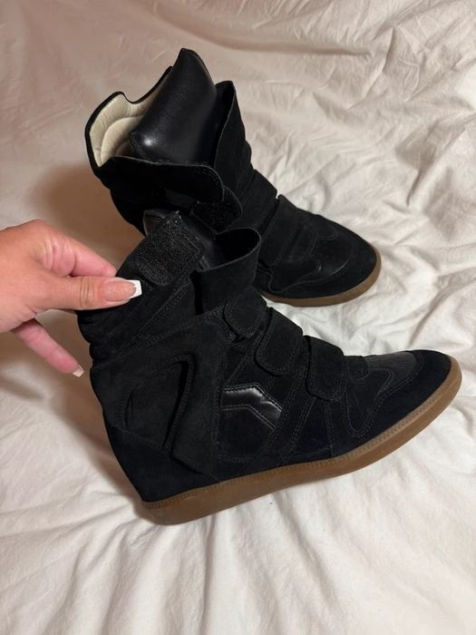 ghete Isabel Marant Bekett negri marime 38 37 39 Balenciaga Dior