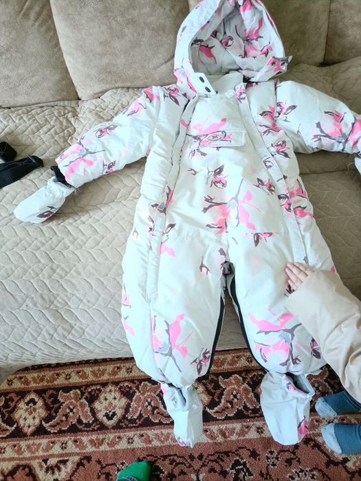 Детский комбинезон зимний до года на девочку