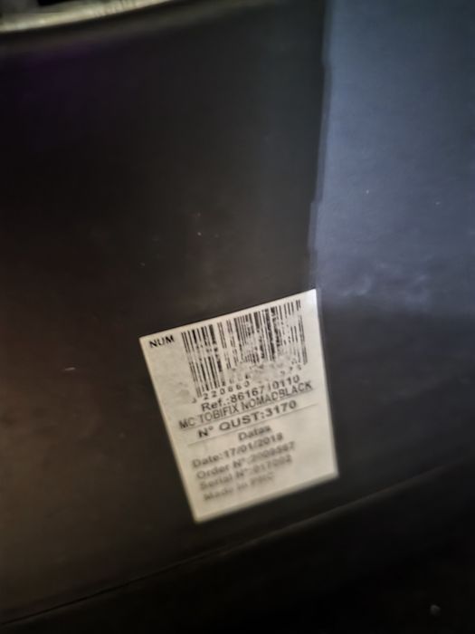 MaxiCosi Tobi fix nomad black 9 - 18 кг