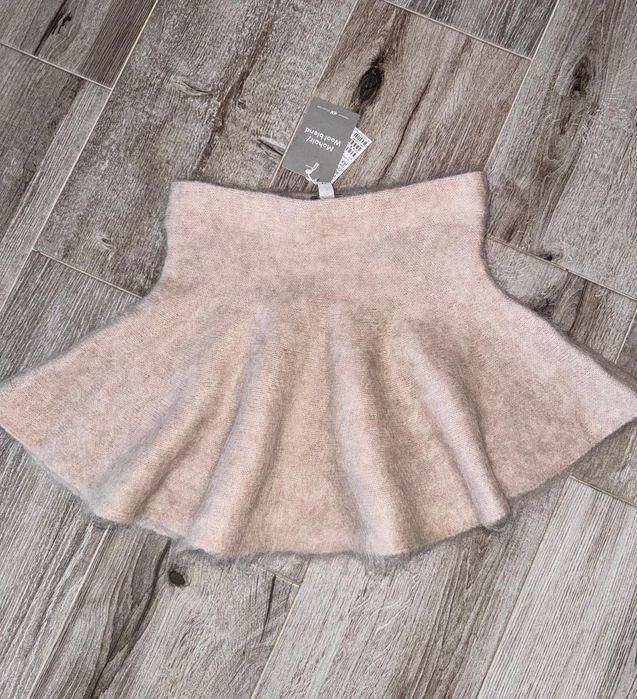 Fusta virala din mohair și lana H&M