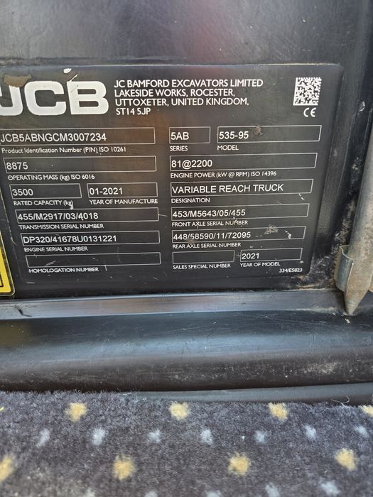 Jcb 535-95 , 2021