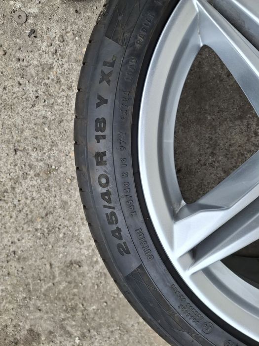 Перфектни джанти 5х112 18 8.5j et29 с много добри гуми