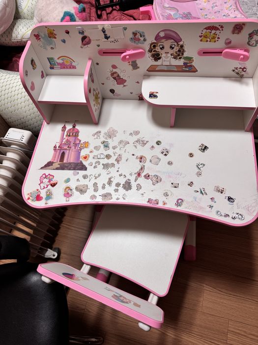 Растущий столик и стульчик ( парта)