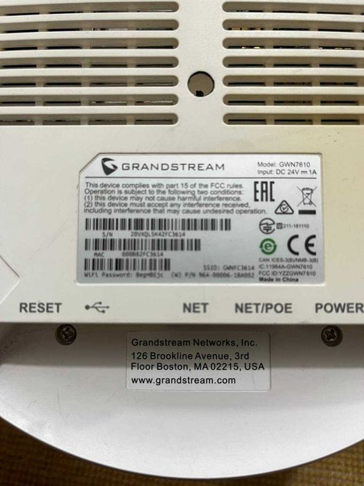 Grandstream 7610 wifi точку доступа