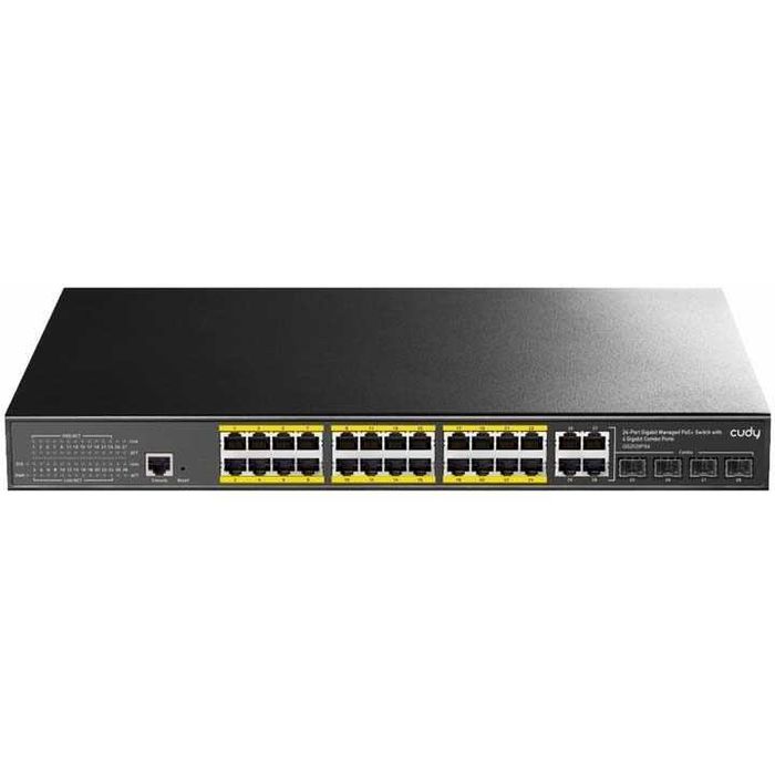 Cudy GS2028PS4 - коммутатор L2 с 24 port PoE+ (1GB 400W 4x combo port)