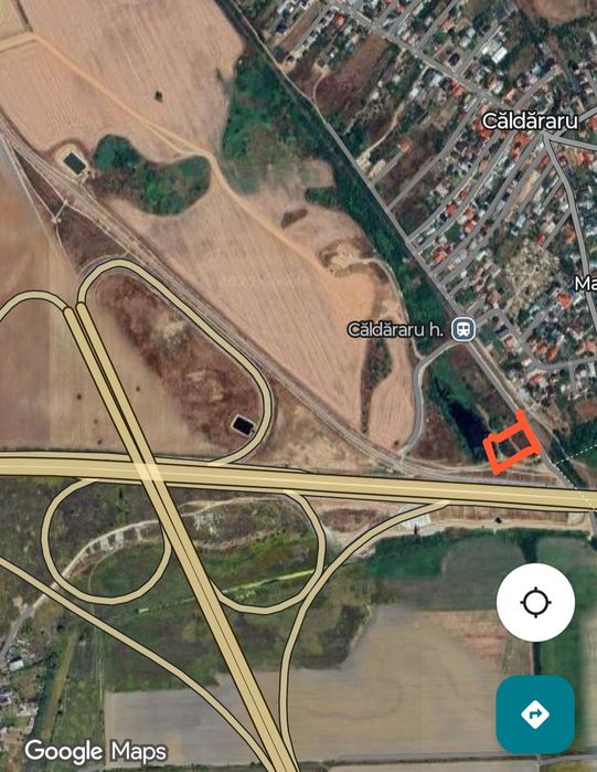 Teren Pallady autostrada soareluiA2 centura A0 gara Căldăraru Cernica