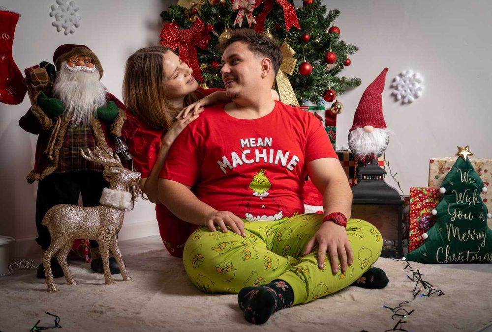 Fotografii de Craciun in decor real de poveste