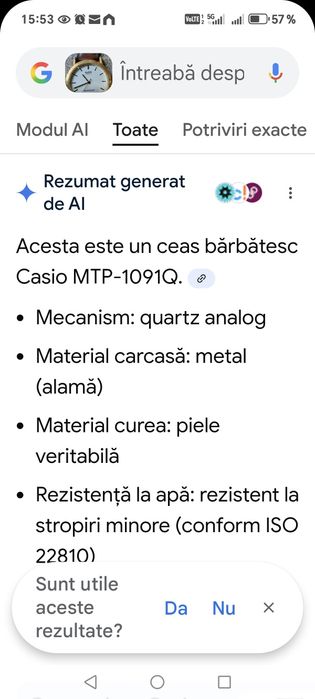 Ceas bărbătesc Casio1091Q