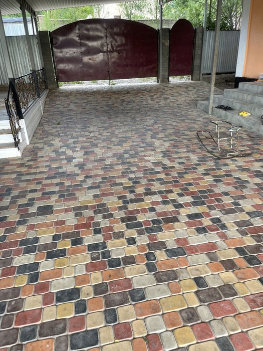 Укладка брусчатки