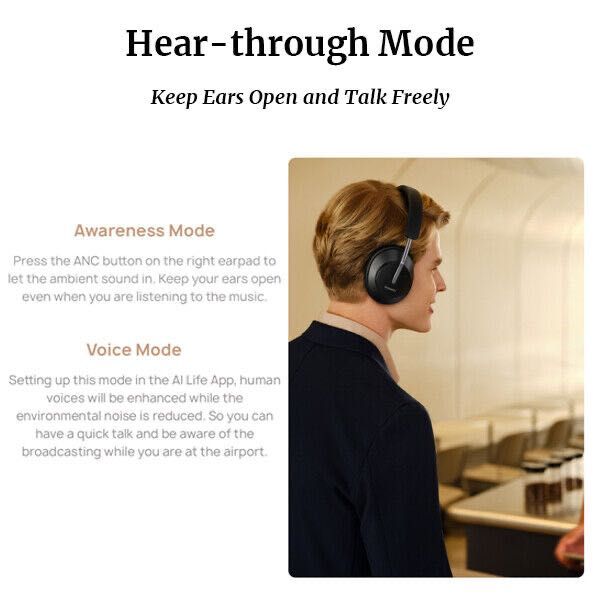 Huawei FreeBuds STUDIO феноменални блутут 5.2 слушалки с 8 микрофона и