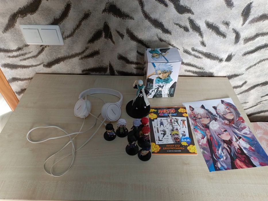 Наушники Panasonic , наклейки по Наруто , большая наклейка , брелок