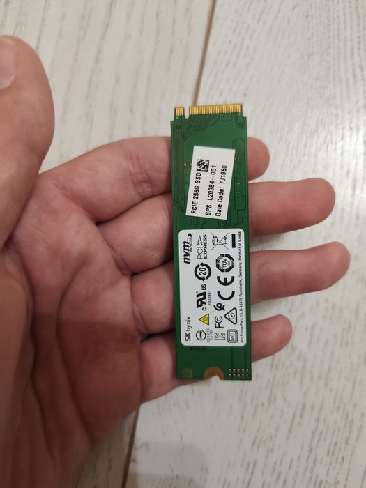 SSD M.2 NVMe 256GB SK Hynix (HP OEM) б/у оригинал