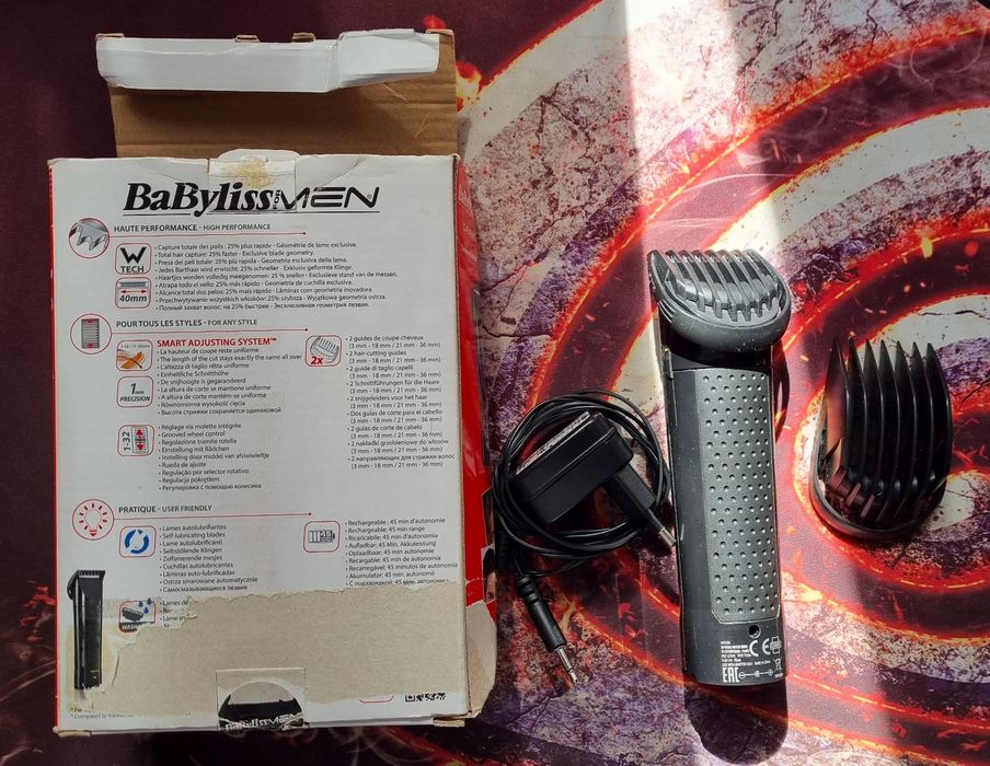 Vând mașină de tuns electrică BaByliss for Men Pro 40 (model E751E)