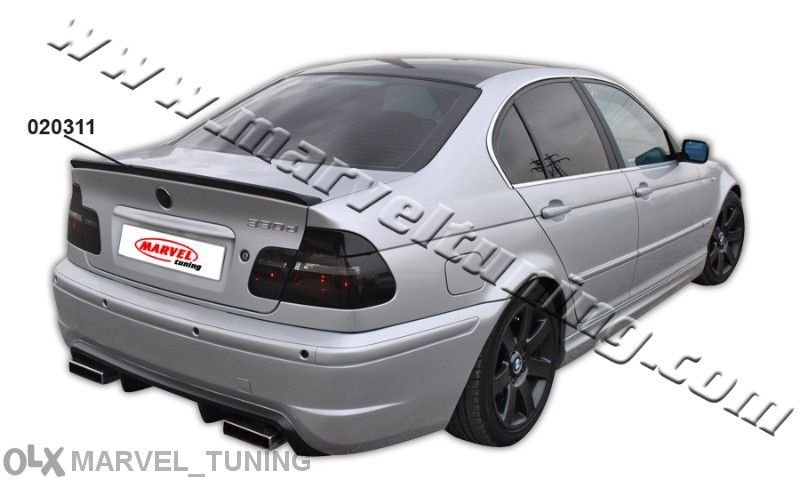 Спойлер заден капак (лип спойлер) Бмв Е46 Лимузина - BMW E46 Lim