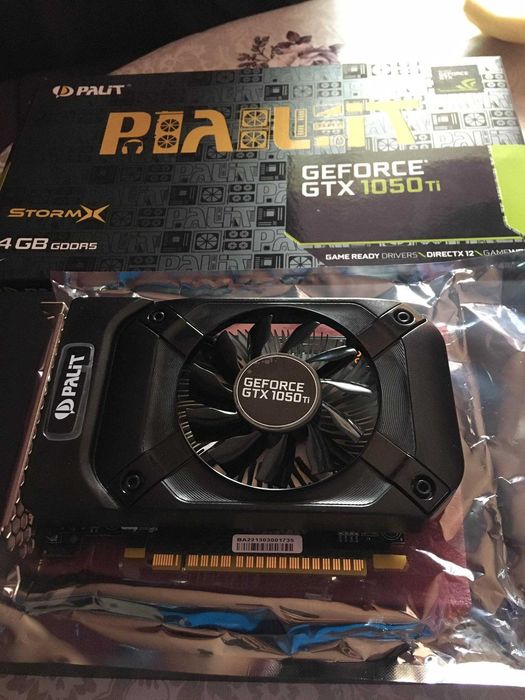 Видеокарта Nvidia GTX 1050TI, 4GB 128BIT