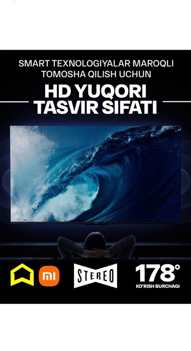Xiaomi TV A 2025 50" NAQT VA NASIYA