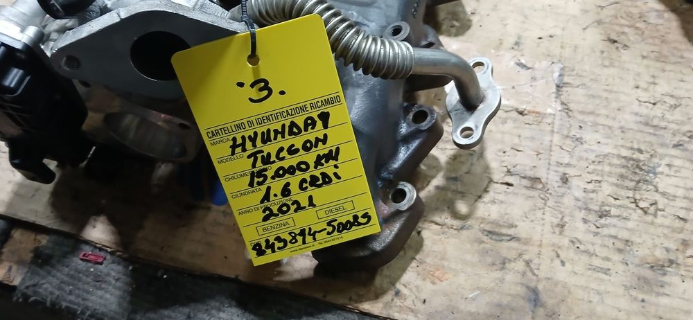 Turbina, turbosuflanta HYUNDAI ,KIA 1,6 crdi an 2017-2022 cu 15.000 km cod 843814-5008s