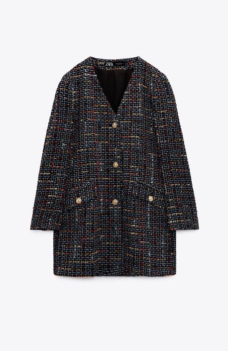 Palton cu structură Zara