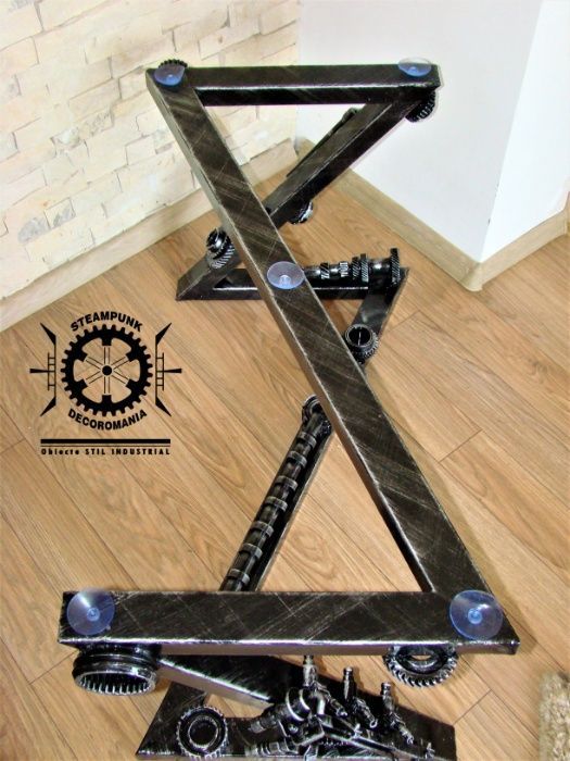 Masa model 2 stil industrial, masa cafea, steampunk,unicat