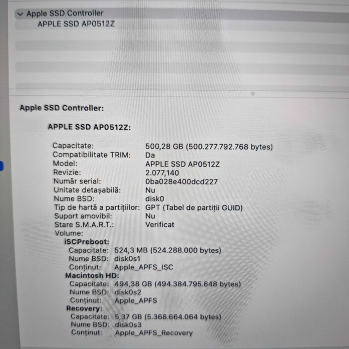 Laptop Apple MacBook Air 13 M4 16GB 512GB Garantie Zeus Amanet Militar