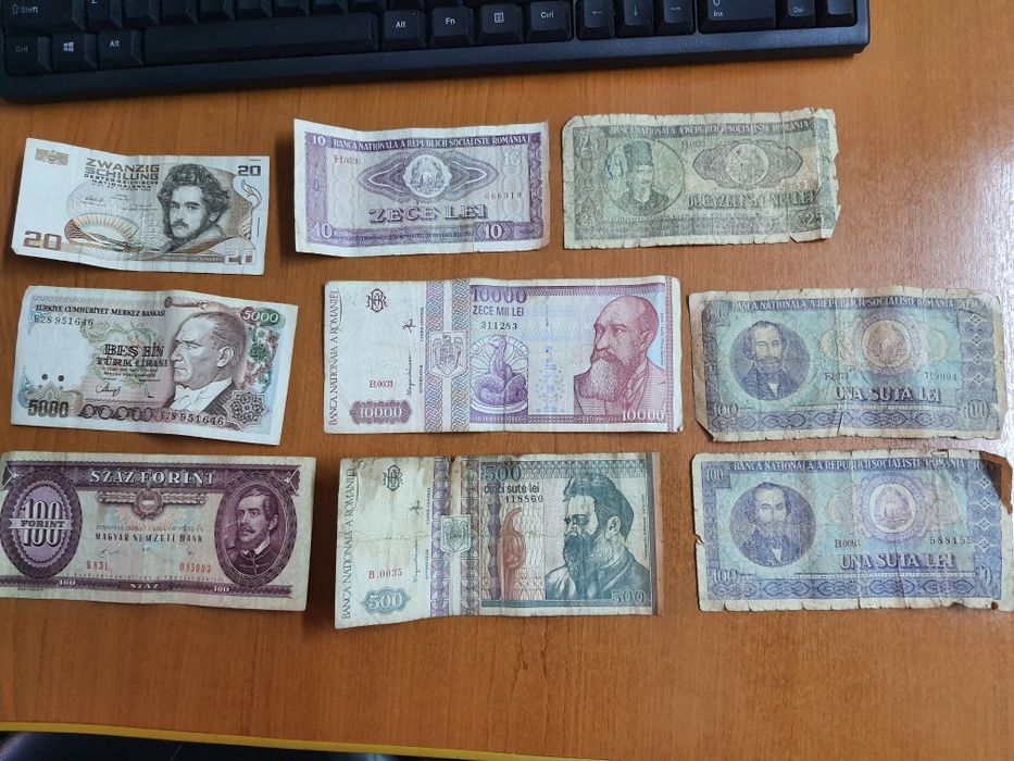 Bani vechi de colecție