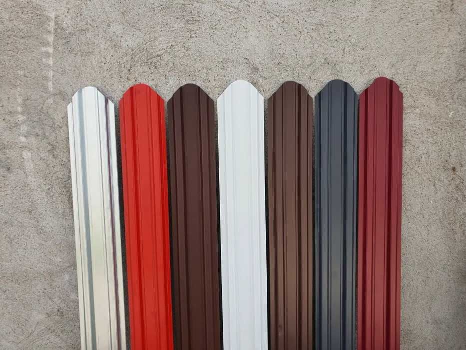 Sipca metalica neagra 1.75ml  Finisaj de calitate pentru garduri