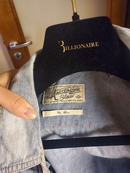 Дънкова мъжка риза scotch soda