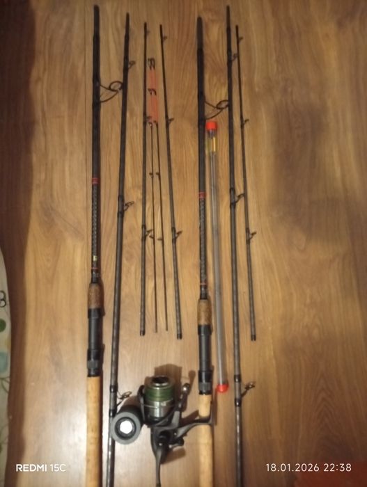 Set lanseta feeder FL strategist și mulineta okuma