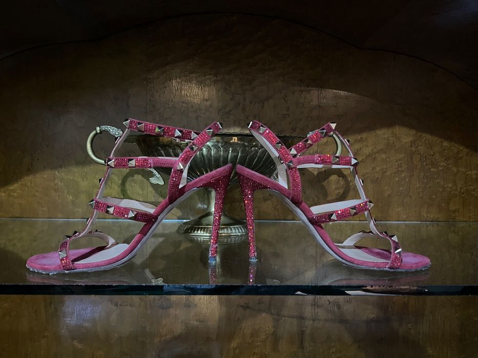 Valentino сандали с кристали