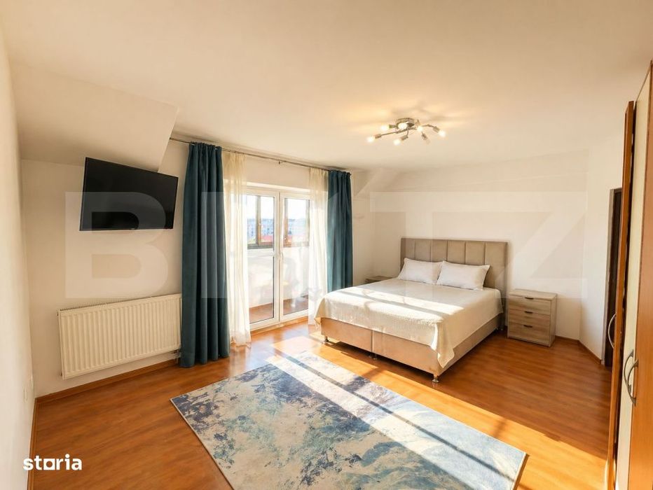 Apartament spatios, 1 camera, 40 mp, decomandat, balcon, parcare — fotografia 1