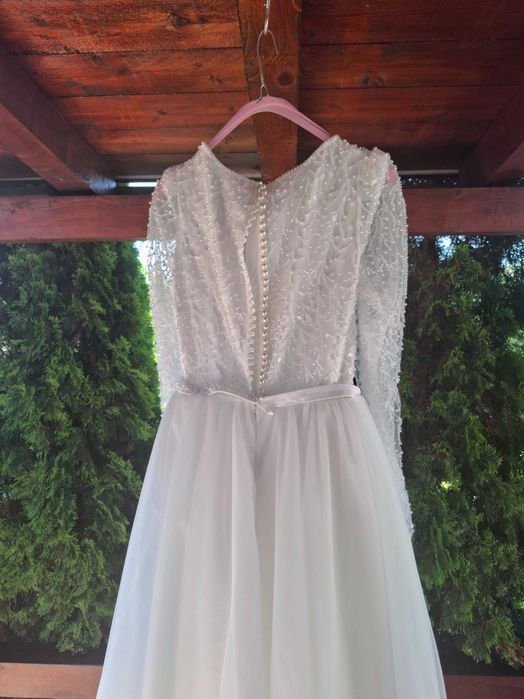 Rochie mireasa purtată o singură dată