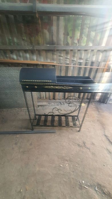 Мангал барбекю для рыбы шашлыка BBQ шашлычница ковка